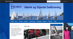 Desktop Screenshot of mss-seil.no