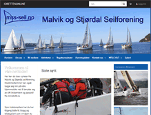 Tablet Screenshot of mss-seil.no